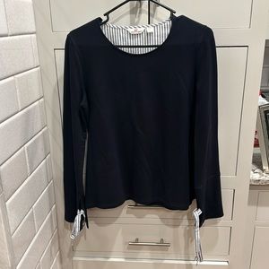 Vineyard Vines Navy & Seersucker Sweater